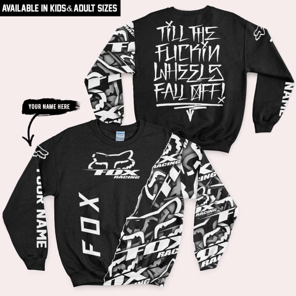Till The Fuckin Wheel Fall Off – Fox Racing – Black - Image 4
