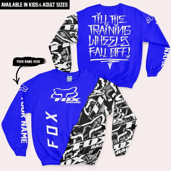 Till The Training Wheel Fall Off – Fox Racing – Blue - Image 4