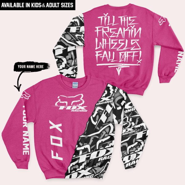 Till The Freakin Wheel Fall Off – Fox Racing – Bright Pink - Image 4