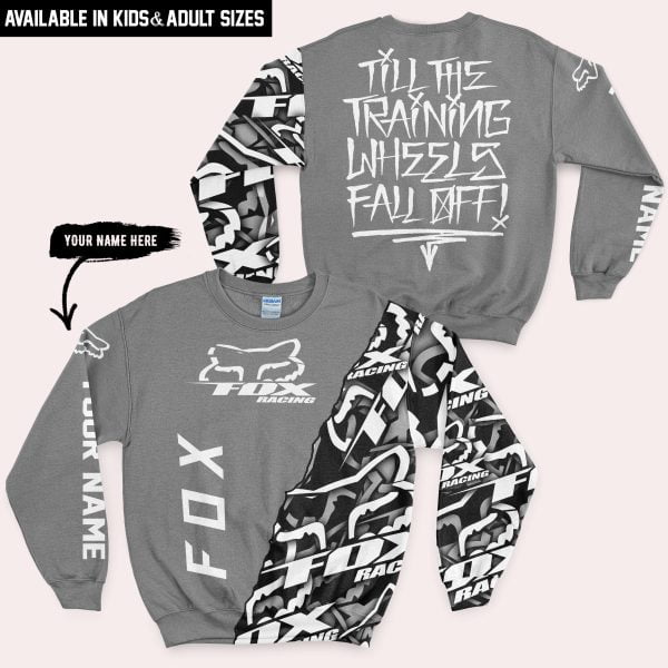 Till The Training Wheel Fall Off – Fox Racing – Grey - Image 4