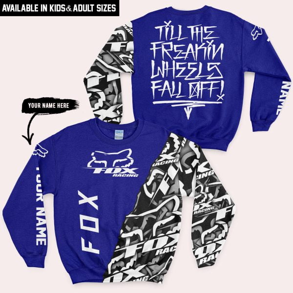Till The Freakin Wheel Fall Off – Fox Racing – Navy - Image 4