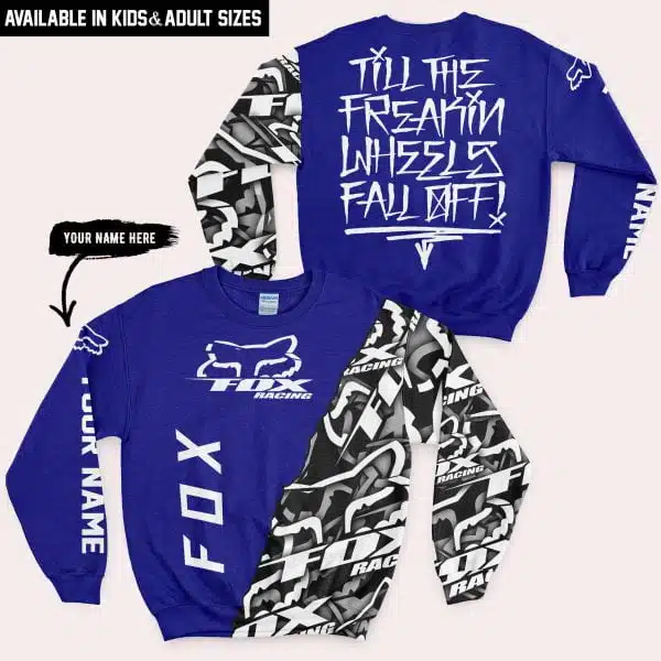 Till The Freakin Wheel Fall Off – Fox Racing – Navy - Image 4