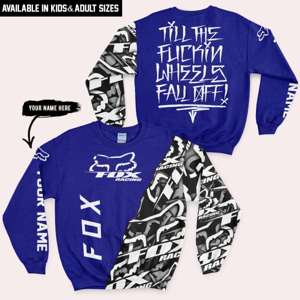 Till The Fuckin Wheel Fall Off – Fox Racing – Navy - Image 4