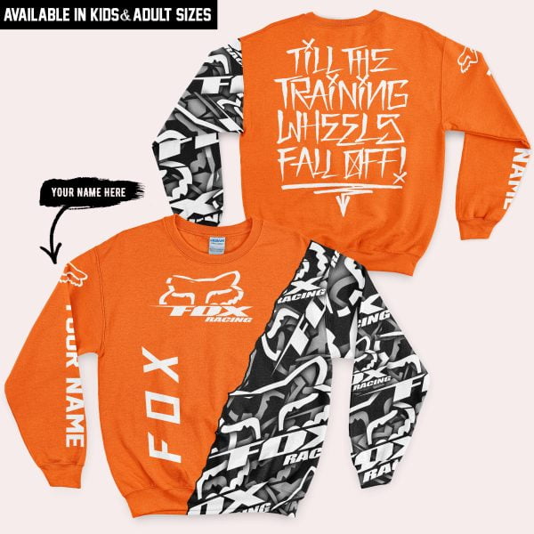 Till The Training Wheel Fall Off – Fox Racing – Orange - Image 4