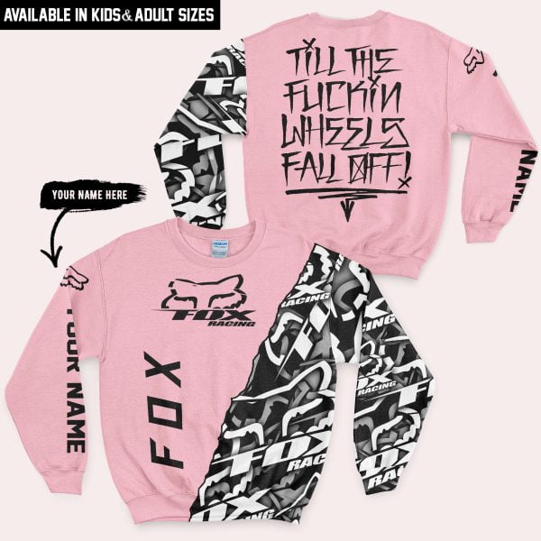 Till The Fuckin Wheel Fall Off – Fox Racing – Pink - Image 4