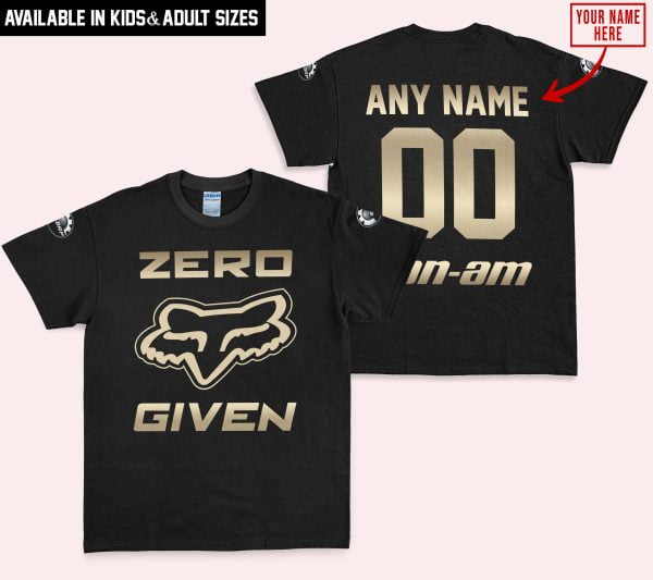 Zero Fox Given Gold - Custom Name Racing - Can Am - Image 3