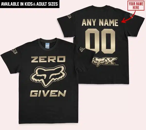 Zero Fox Given Gold - Custom Name Racing - Fox Racing - Image 3