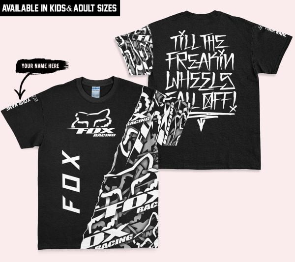 Till The Freakin Wheel Fall Off – Fox Racing – Black - Image 3