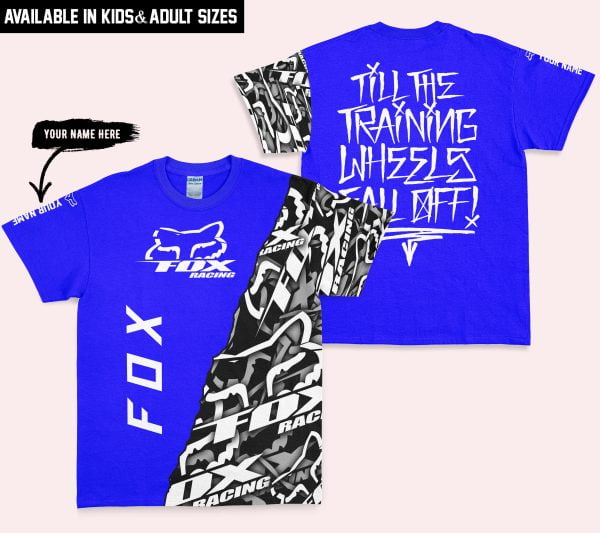 Till The Training Wheel Fall Off – Fox Racing – Blue - Image 3