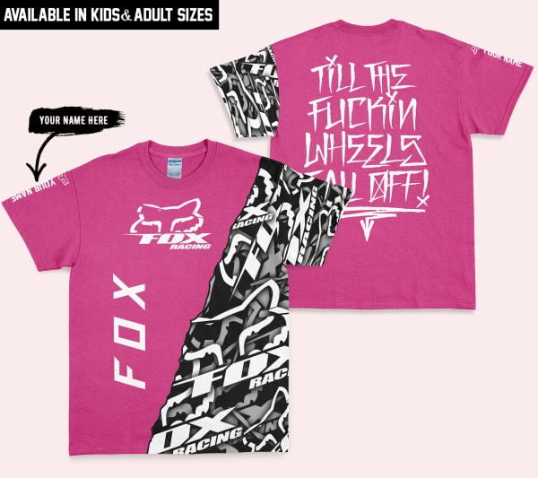 Till The Fuckin Wheel Fall Off – Fox Racing – Bright Pink - Image 3