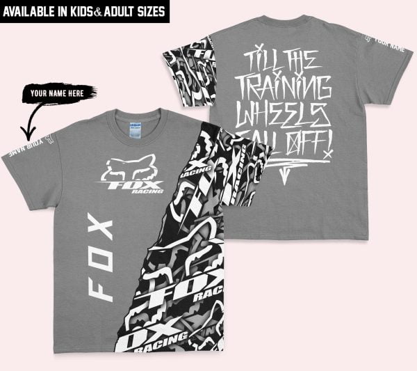 Till The Training Wheel Fall Off – Fox Racing – Grey - Image 3