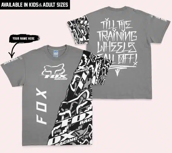 Till The Training Wheel Fall Off – Fox Racing – Grey - Image 3