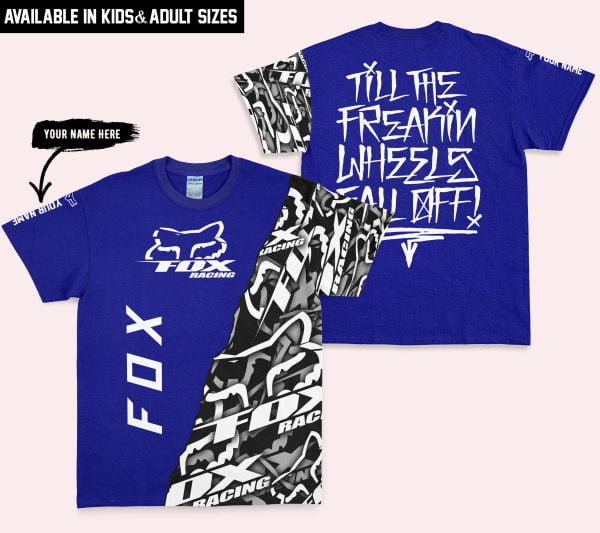 Till The Freakin Wheel Fall Off – Fox Racing – Navy - Image 3