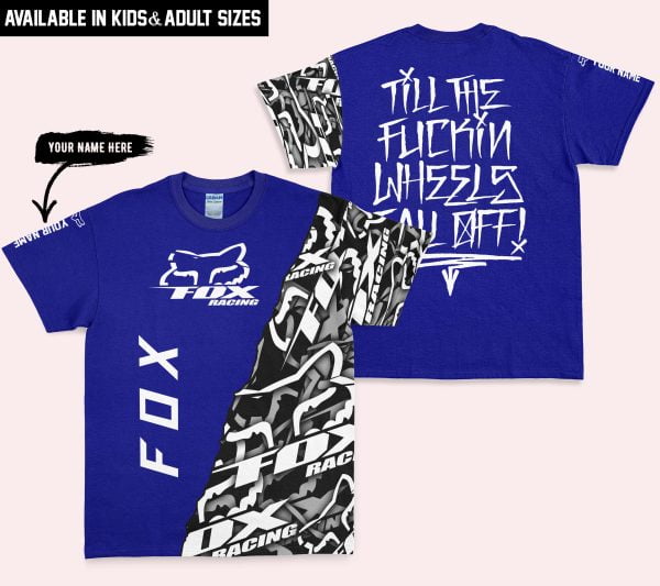 Till The Fuckin Wheel Fall Off – Fox Racing – Navy - Image 3