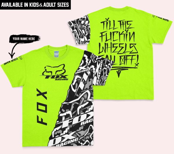Till The Fuckin Wheel Fall Off – Fox Racing – Neon - Image 3