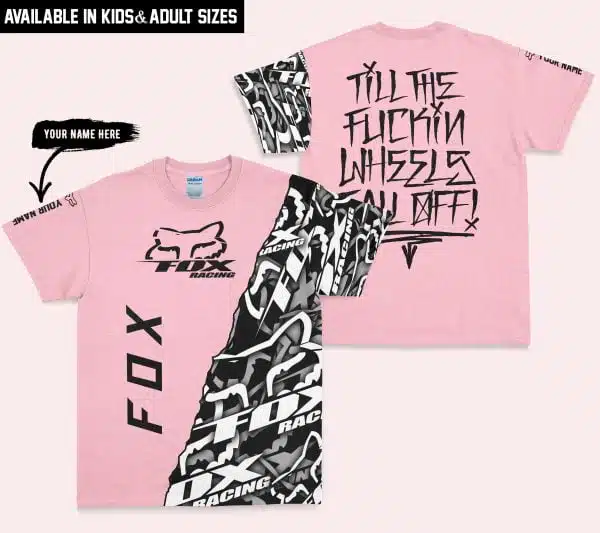 Till The Fuckin Wheel Fall Off – Fox Racing – Pink - Image 3