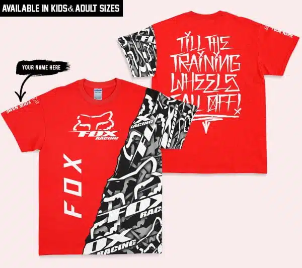 Till The Training Wheel Fall Off – Fox Racing – Red - Image 3
