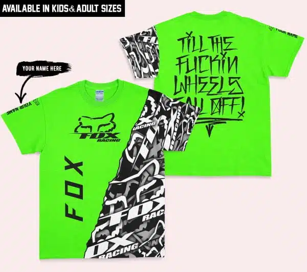 Till The Fuckin Wheel Fall Off – Fox Racing – Vivid Green - Image 3