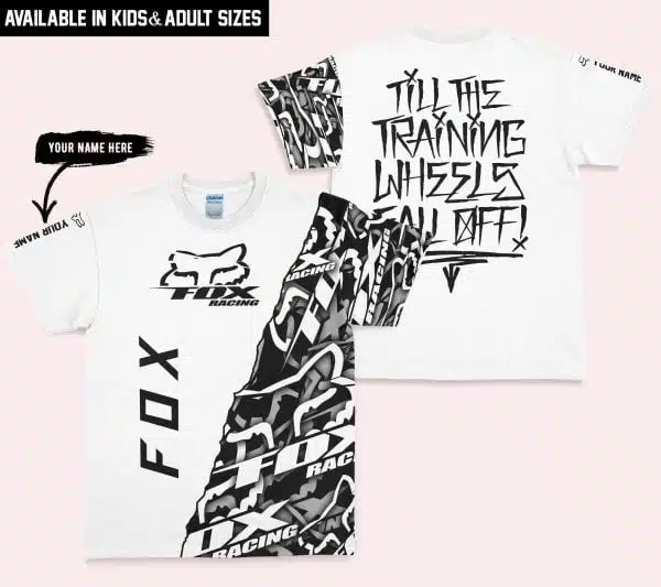Till The Training Wheel Fall Off – Fox Racing – White - Image 3