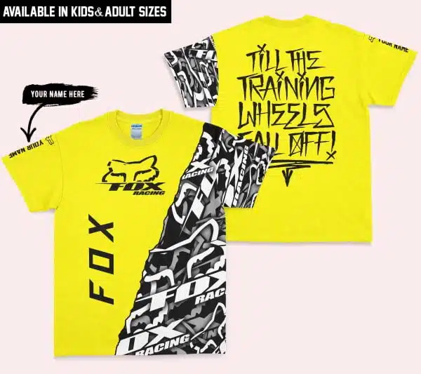 Till The Training Wheel Fall Off – Fox Racing – Yellow - Image 3