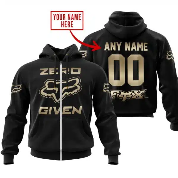 Zero Fox Given Gold - Custom Name Racing - Fox Racing - Image 2