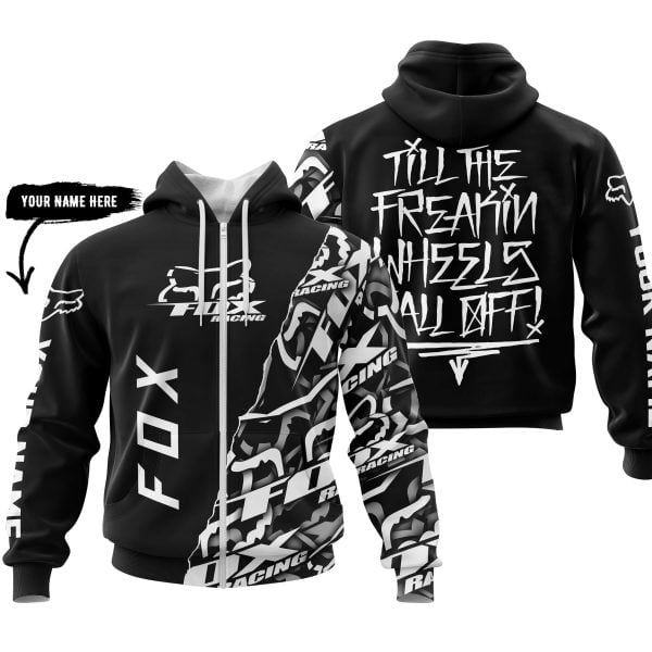 Till The Freakin Wheel Fall Off – Fox Racing – Black - Image 2