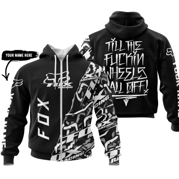 Till The Fuckin Wheel Fall Off – Fox Racing – Black - Image 2