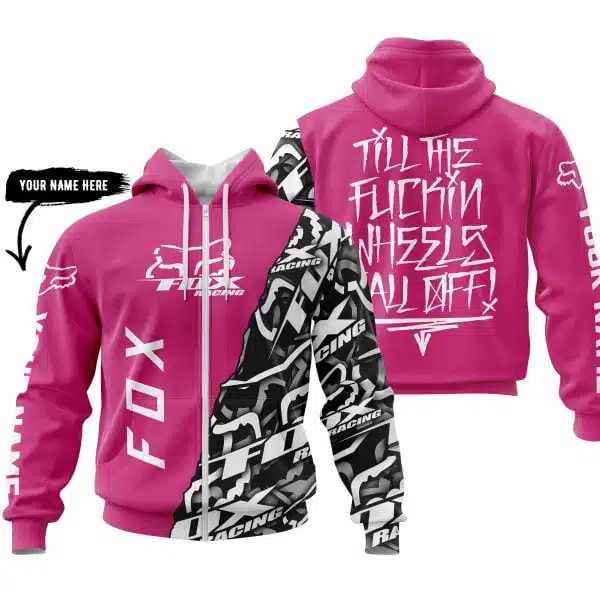 Till The Fuckin Wheel Fall Off – Fox Racing – Bright Pink - Image 2