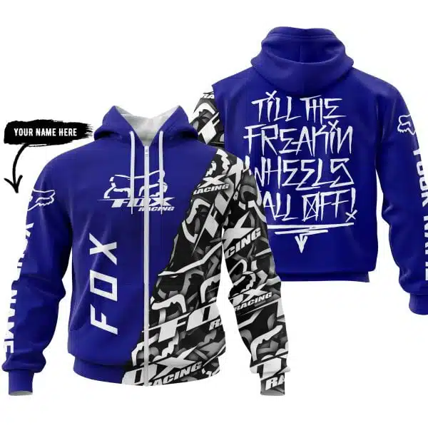 Till The Freakin Wheel Fall Off – Fox Racing – Navy - Image 2