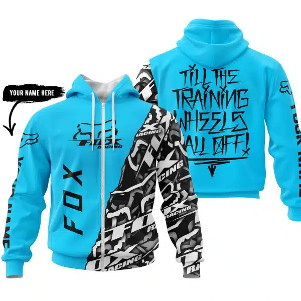 Till The Training Wheel Fall Off – Fox Racing – Sky Blue - Image 2
