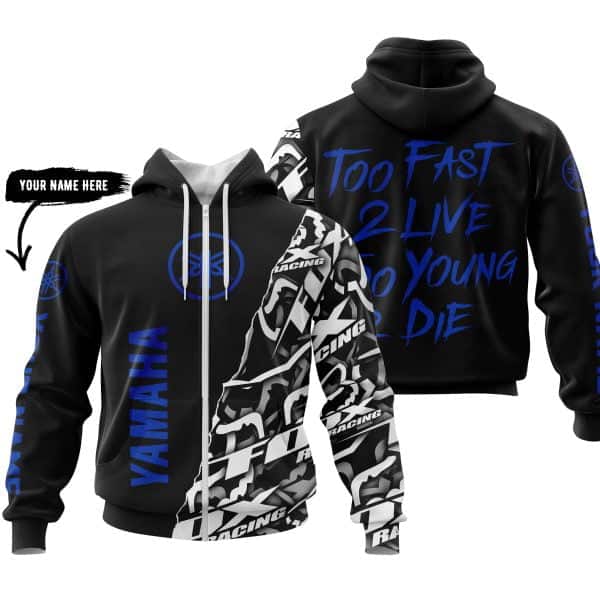 Too Fast To Live Too Young To Die - Yamaha - Custom name - Blue - Image 2