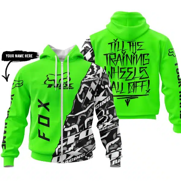 Till The Training Wheel Fall Off – Fox Racing – Vivid Green - Image 2