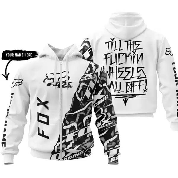 Till The Fuckin Wheel Fall Off – Fox Racing – White - Image 2
