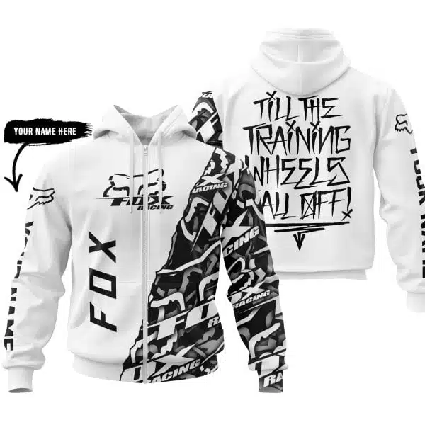 Till The Training Wheel Fall Off – Fox Racing – White - Image 2