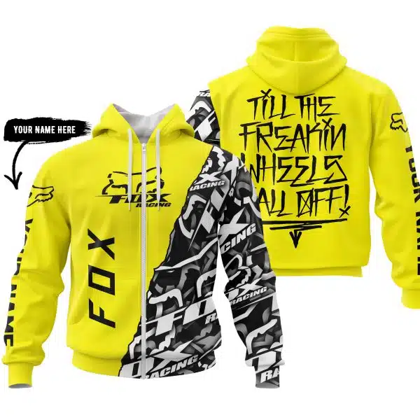 Till The Freakin Wheel Fall Off – Fox Racing – Yellow - Image 2
