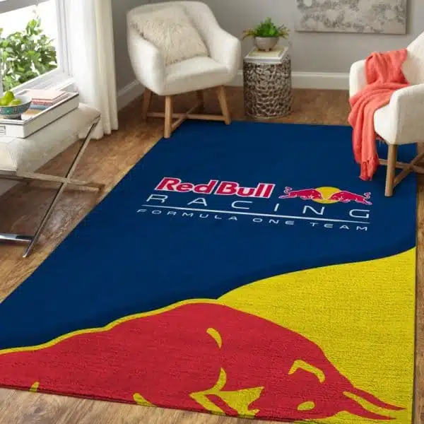 Red Bull Premium Rectangle Rug - Image 3