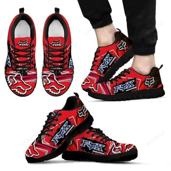 Sole Sneaker Full Size | Racing Fox | Black