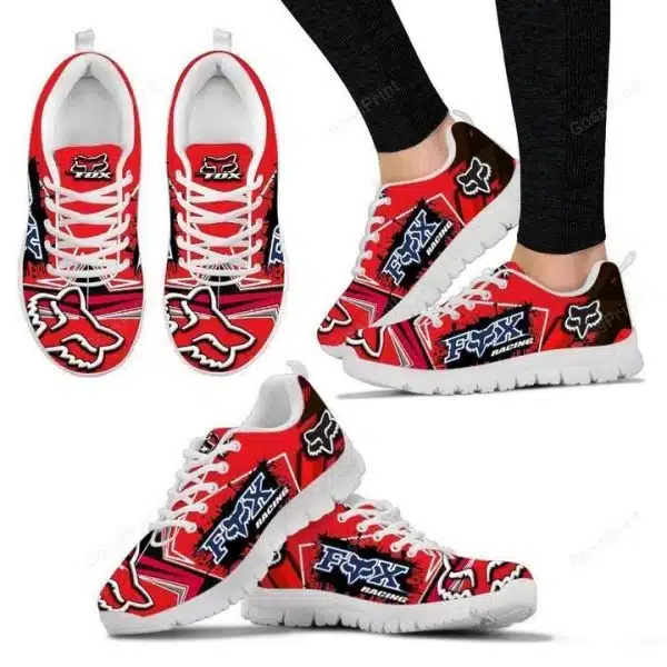 Sole Sneaker Full Size | Racing Fox | White