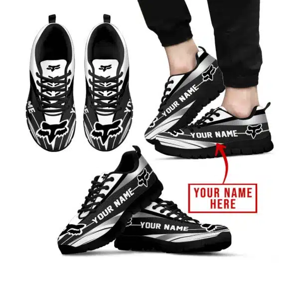 Premium Mx Sneakers - Custom Name - Fox Racing  - White
