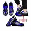 Premium Mx Sneakers - Custom Name - Fox Racing  - Blue - Black