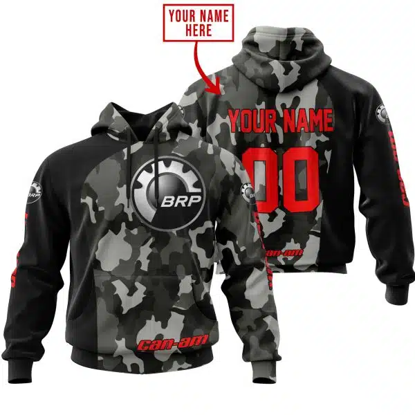 Can-Am Red Racing Camo | Custom Name Racing | Kid & Adult