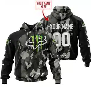 Fox Monster Racing Camo | Custom Name Racing | Kid & Adult