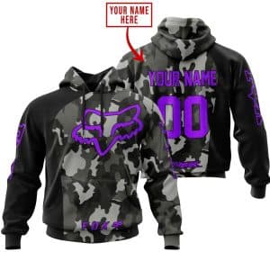 Fox Racing Purple Camo | Custom Name Racing | Kid &  Adult