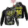 Fox Racing Yellow Camo | Custom Name Racing | Kid & Adult