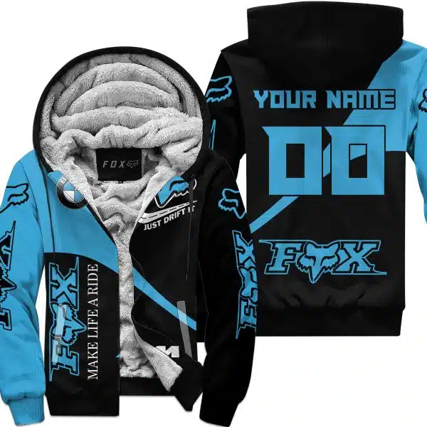 Make Life A Ride Just Send It – Bwm - Fleece Zip Hoodie