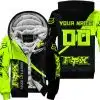 Make Life A Ride Just Send It – Fox – Neon - Fleece Zip Hoodie