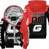 Premium Gift - Custom Name - Gas Gas - Red - Fleece Zip Hoodie