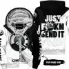 Just Fkcn Send It - 3d All Over Printed - Can Am Black - Fleece Zip Hoodie