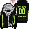 Custom Name Racing - Limited Edition - Can Am - Neon - Fleece Zip Hoodie