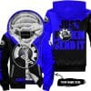 Just Fkcn Send It - 3d All Over Printed - Can Am Blue - Fleece Zip Hoodie